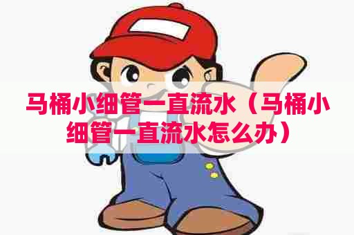 马桶小细管一直流水（马桶小细管一直流水怎么办）