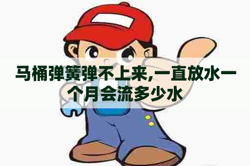马桶弹簧弹不上来,一直放水一个月会流多少水