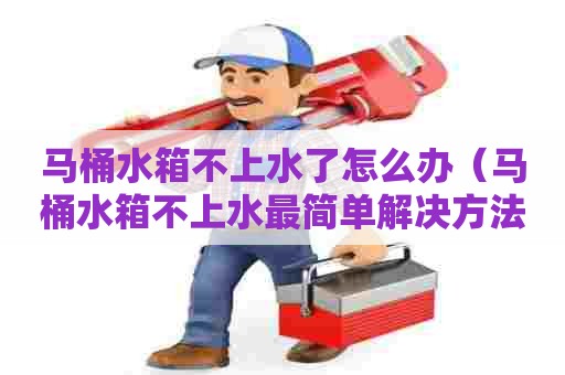 马桶水箱不上水了怎么办（马桶水箱不上水最简单解决方法）