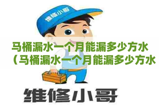马桶漏水一个月能漏多少方水（马桶漏水一个月能漏多少方水啊）
