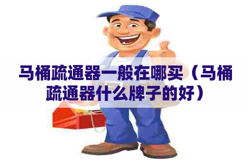 马桶疏通器一般在哪买(马桶疏通器什么牌子的好) 马桶疏通器一般在哪买(马桶疏通器什么牌子的好)