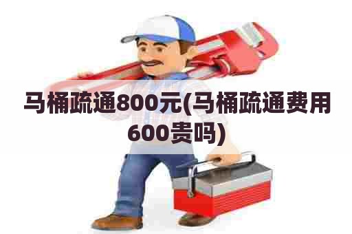 马桶疏通800元(马桶疏通费用600贵吗)