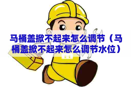 马桶盖掀不起来怎么调节（马桶盖掀不起来怎么调节水位）