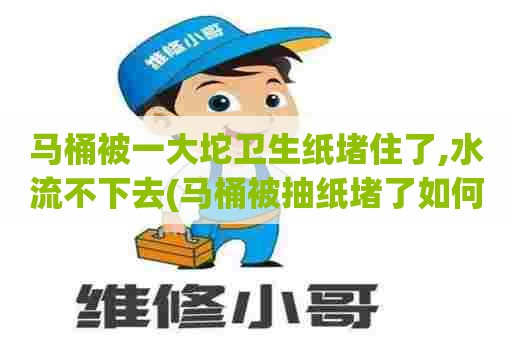 马桶被一大坨卫生纸堵住了,水流不下去(马桶被抽纸堵了如何快速)