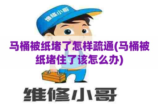 马桶被纸堵了怎样疏通(马桶被纸堵住了该怎么办)