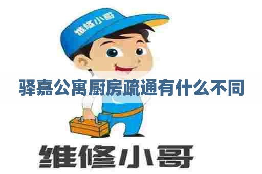 驿嘉公寓厨房疏通有什么不同 驿嘉公寓厨房疏通有什么不同