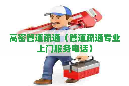 高密管道疏通（管道疏通专业上门服务电话）