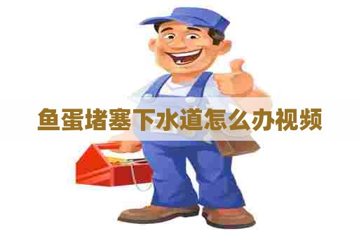鱼蛋堵塞下水道怎么办视频