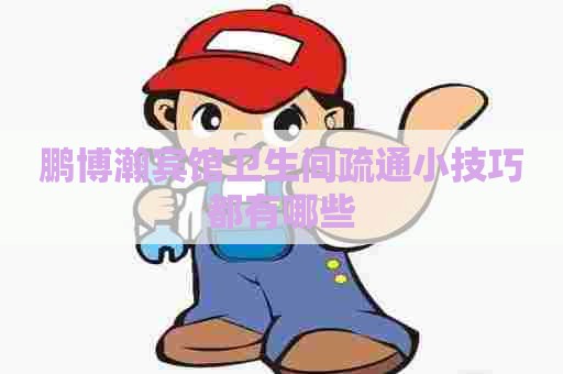 鹏博瀚宾馆卫生间疏通小技巧都有哪些