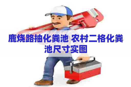 鹿烧路抽化粪池 农村二格化粪池尺寸实图