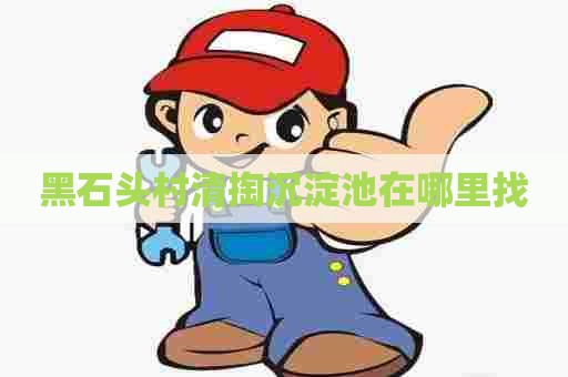 黑石头村清掏沉淀池在哪里找