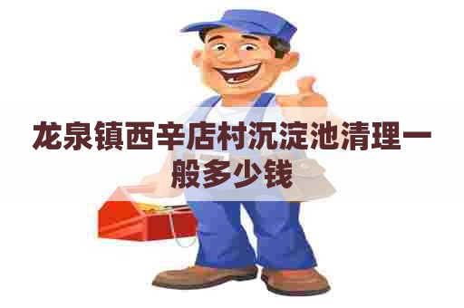 龙泉镇西辛店村沉淀池清理一般多少钱 龙泉镇西辛店村沉淀池清理一般多少钱