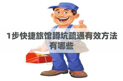 1步快捷旅馆蹲坑疏通有效方法有哪些