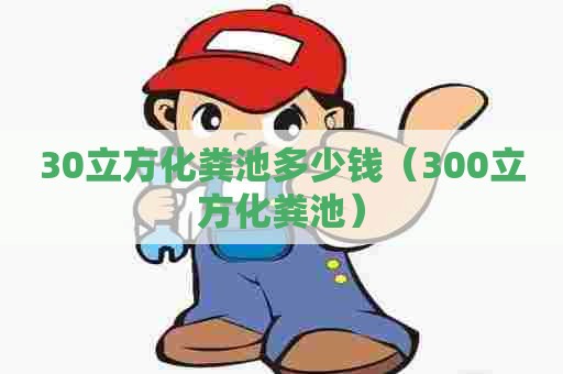 30立方化粪池多少钱（300立方化粪池）