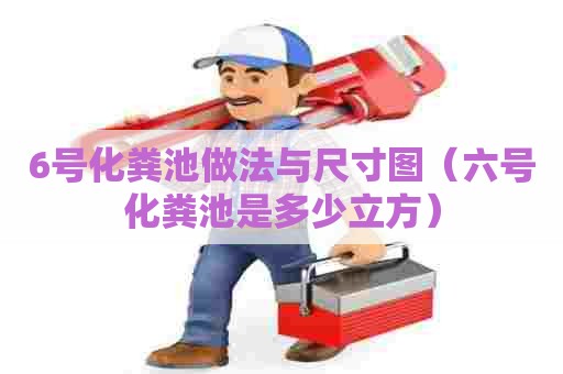 6号化粪池做法与尺寸图（六号化粪池是多少立方）