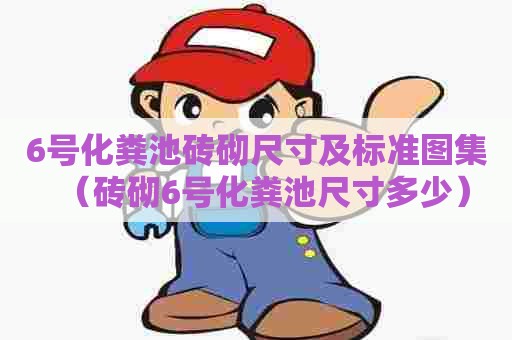 6号化粪池砖砌尺寸及标准图集（砖砌6号化粪池尺寸多少）