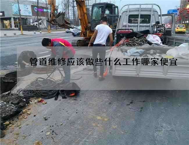 管道维修应该做些什么工作哪家便宜