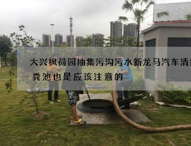 大兴枫荷园抽集污沟污水新龙马汽车清掏化粪池也是应该注意的