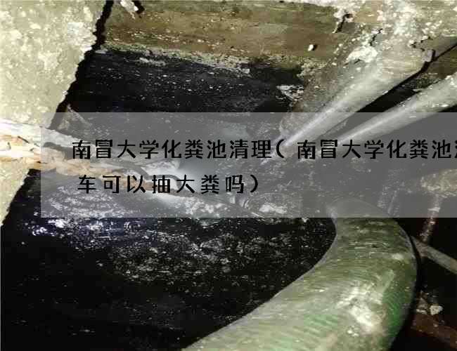 南冒大学化粪池清理(南冒大学化粪池清理车可以抽大粪吗)