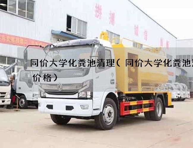 同价大学化粪池清理(同价大学化粪池清掏价格)