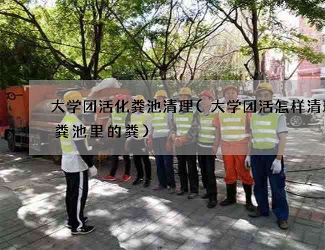 大学团活化粪池清理(大学团活怎样清理化粪池里的粪)