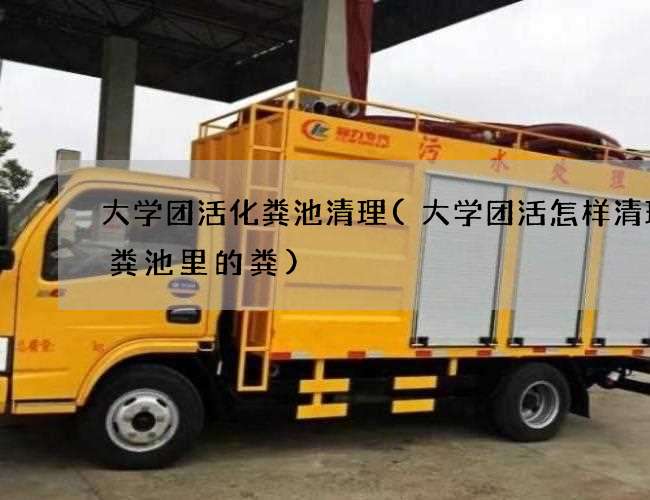 大学团活化粪池清理(大学团活怎样清理化粪池里的粪)