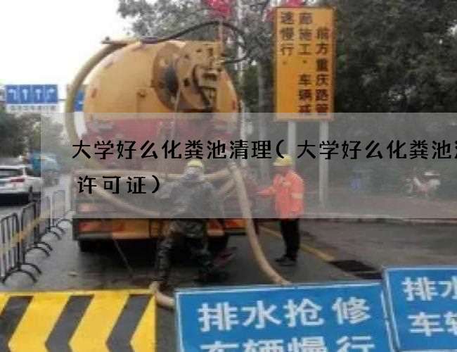 大学好么化粪池清理(大学好么化粪池清理许可证)