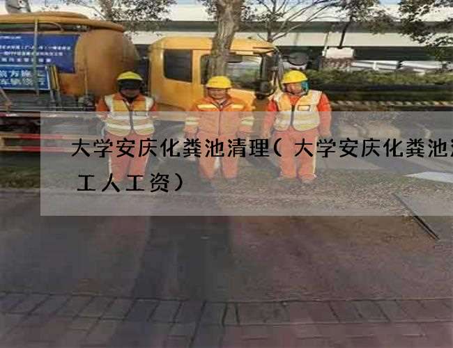 大学安庆化粪池清理(大学安庆化粪池清理工人工资)