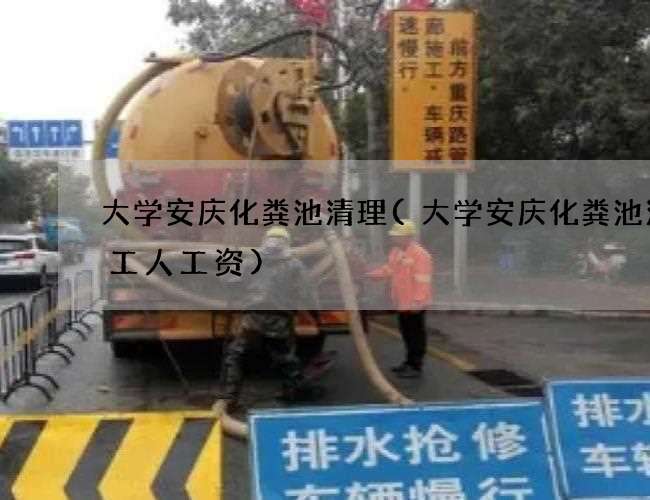 大学安庆化粪池清理(大学安庆化粪池清理工人工资)