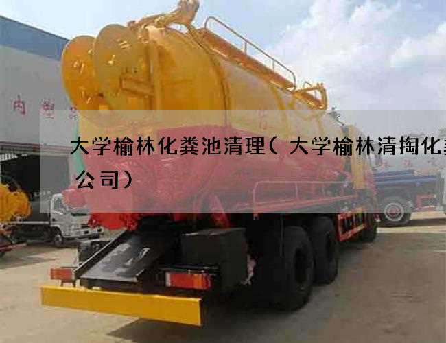大学榆林化粪池清理(大学榆林清掏化粪池公司)