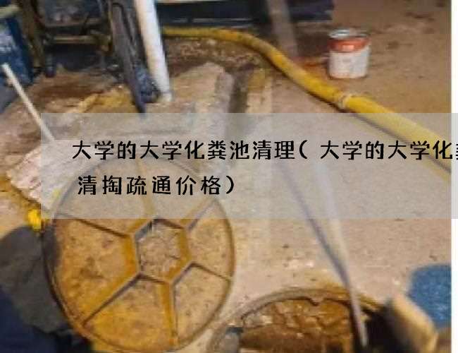 大学的大学化粪池清理(大学的大学化粪池清掏疏通价格)