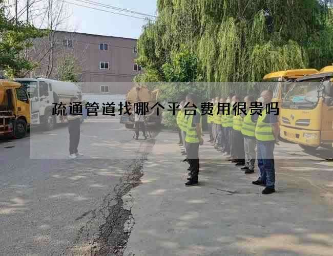 疏通管道找哪个平台费用很贵吗