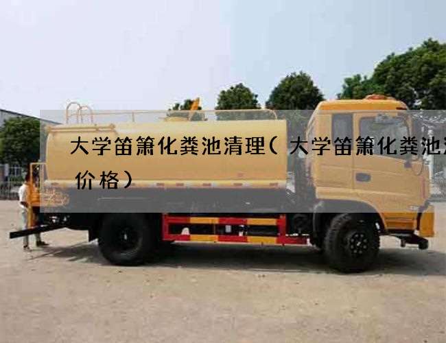 大学笛箫化粪池清理(大学笛箫化粪池清掏价格)