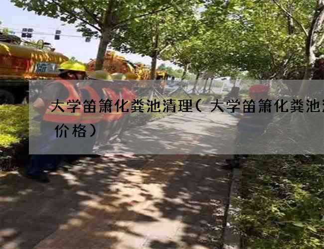 大学笛箫化粪池清理(大学笛箫化粪池清掏价格)