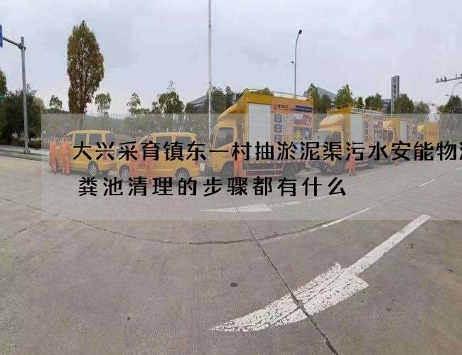 大兴采育镇东一村抽淤泥渠污水安能物流化粪池清理的步骤都有什么 大兴采育镇东一村抽淤泥渠污水安能物流化粪池清理的步骤都有什么
