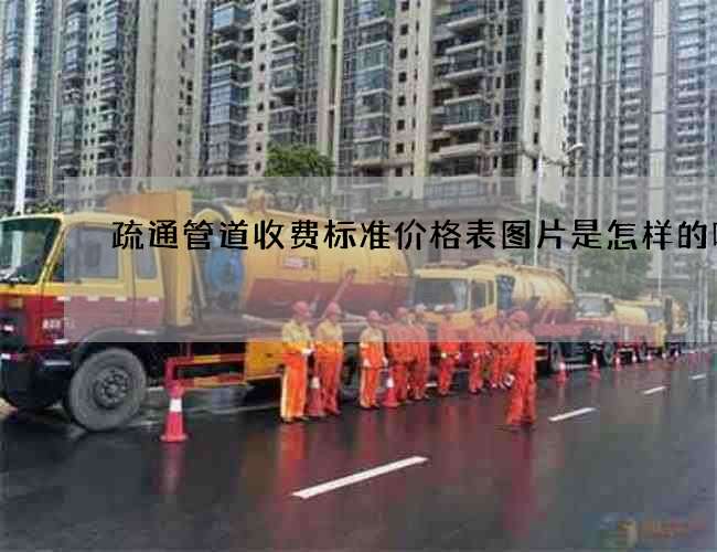 疏通管道收费标准价格表图片是怎样的呢
