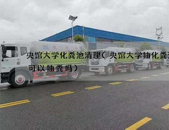 央馆大学化粪池清理(央馆大学抽化粪池车可以抽粪吗)