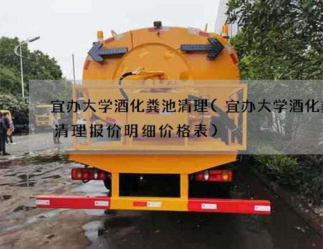 宜办大学酒化粪池清理(宜办大学酒化粪池清理报价明细价格表) 宜办大学酒化粪池清理(宜办大学酒化粪池清理报价明细价格表)