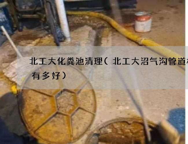 北工大化粪池清理(北工大沼气沟管道检测有多好)