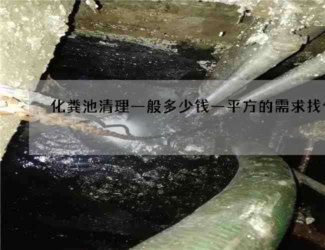 化粪池清理一般多少钱一平方的需求找什么