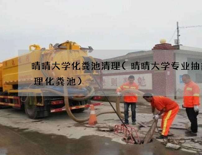 晴晴大学化粪池清理(晴晴大学专业抽粪清理化粪池)