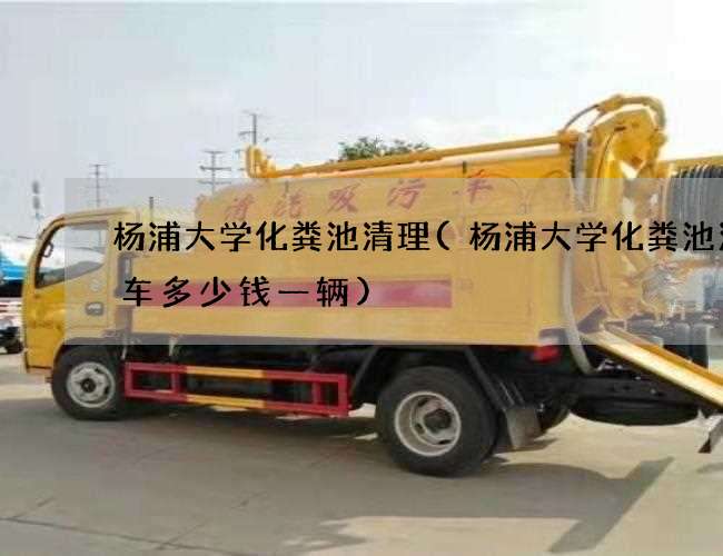 杨浦大学化粪池清理(杨浦大学化粪池清理车多少钱一辆)