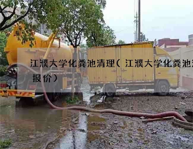 江濮大学化粪池清理(江濮大学化粪池清理报价)
