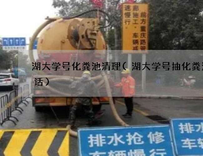 湖大学号化粪池清理(湖大学号抽化粪池电话)