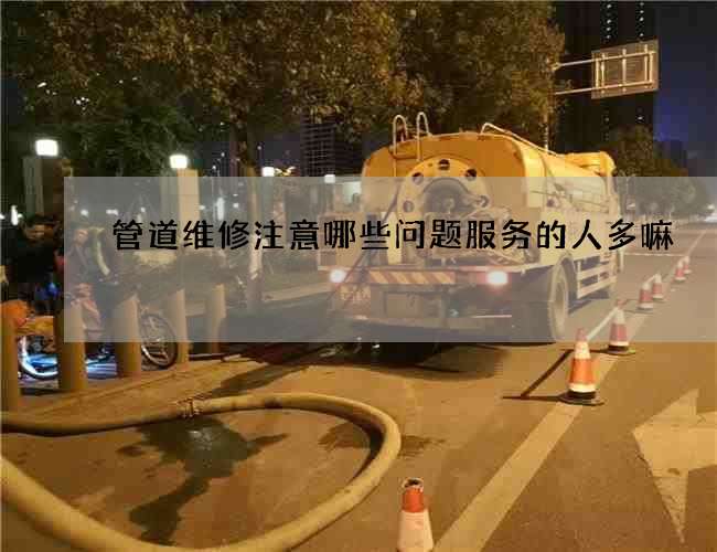 管道维修注意哪些问题服务的人多嘛