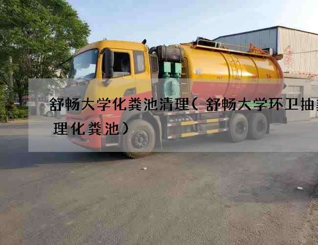 舒畅大学化粪池清理(舒畅大学环卫抽粪清理化粪池)