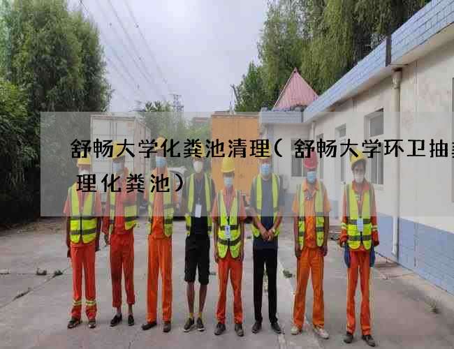 舒畅大学化粪池清理(舒畅大学环卫抽粪清理化粪池)