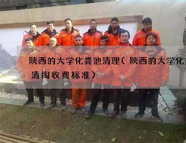 陕西的大学化粪池清理(陕西的大学化粪池清掏收费标准)