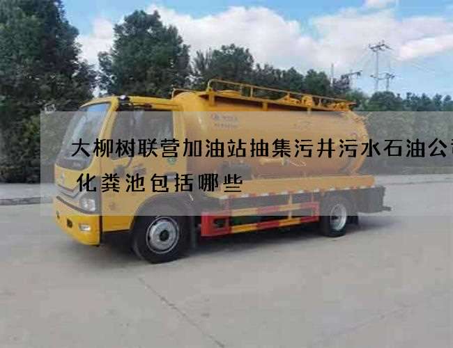 大柳树联营加油站抽集污井污水石油公司抽化粪池包括哪些