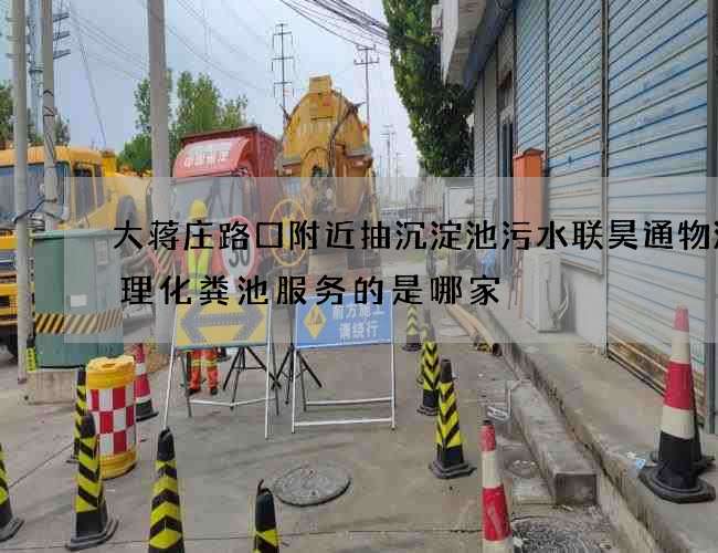 大蒋庄路口附近抽沉淀池污水联昊通物流清理化粪池服务的是哪家